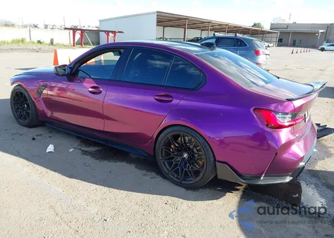 2021 BMW M3 Competition from USA, damaged, VIN WBS33AY0XMFK86112